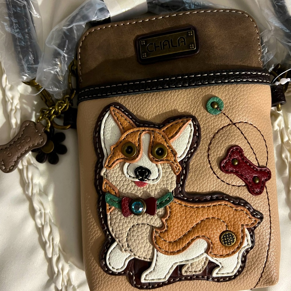 NWT Chala Corgi Crossbody Purse